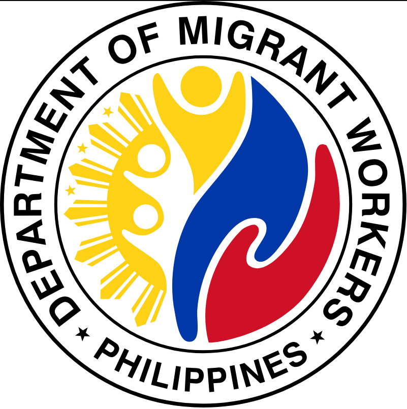 Philippines Department of Migrant Workers — Accreditation Seal