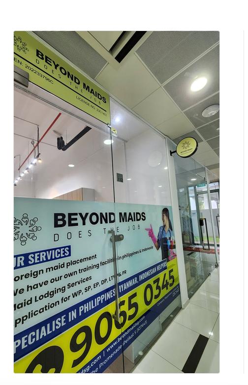 Beyond Maids office shopfront